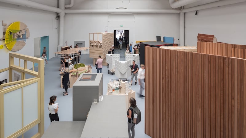 Close Encounter.Central Pavilion at the Venice Biennale. Photograph: Ste Murray