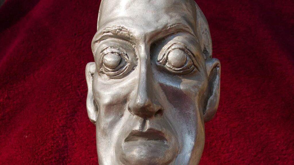 The rejected World Fantasy Awards statuette of HP Lovecraft: he could be anti-Irish too. His hatred of “ethnics” flourished during an unhappy sojourn in New York, where he developed a passionate loathing for his Irish landlady. The Moon-Bog, a short story set in Meath, paints the natives as squalid and superstitious. It contains a bizarre reference to Tallaght – with the disturbing implication that west Dublin’s experience of ghastly horrors beyond the limits of human comprehension predates TV3’s Tallafornia