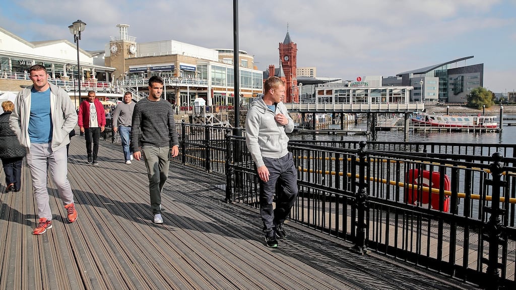 Donnacha Ryan, Conor Murray and Keith Earls all attended St Munchin’s College in Limerick which leads the way with seven in providing senior internationals among the last 100 players to be capped by Ireland. Photograph: Dan Sheridan/Inpho