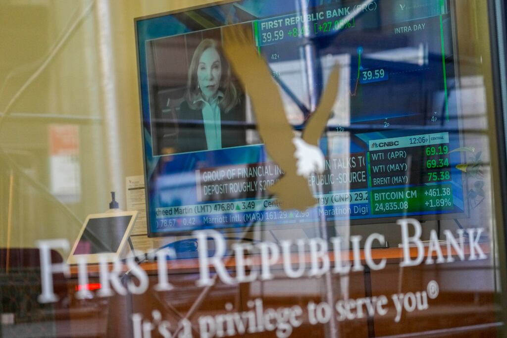 Officials from the White House, the Federal Reserve and US treasury have been in contact with First Republic recently. Photograph: Mary Altaffer/AP