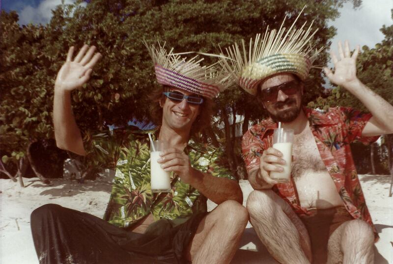 An archival photograph of Robert De Niro and Martin Scorsese featured in Mr Scorsese