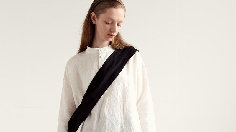 Irish linen oversize shirt (€310) from Four Threads.