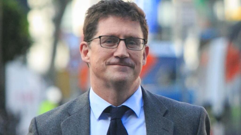 Green Party leader Eamon Ryan: He asked Minister for Social Protection Leo Varadkar if Fine Gael has “locked us into a system that discriminates against parents in the home through our tax system and the provisions we have made?”. Photograph: Gareth Chaney Collins