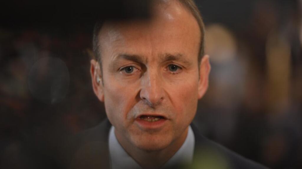 Micheál Martin at the election count in Cork Cty Hall today. Photograph: Michael Mac Sweeney/Provision