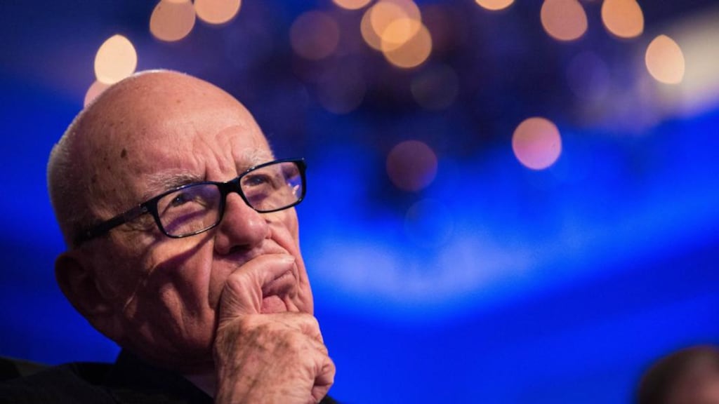 Rupert Murdoch: A tie-up between Fox and Time Warner, the owner of HBO and Warner Bros., would have reshaped the media industry. Photograph: Drew Angerer/Bloomberg