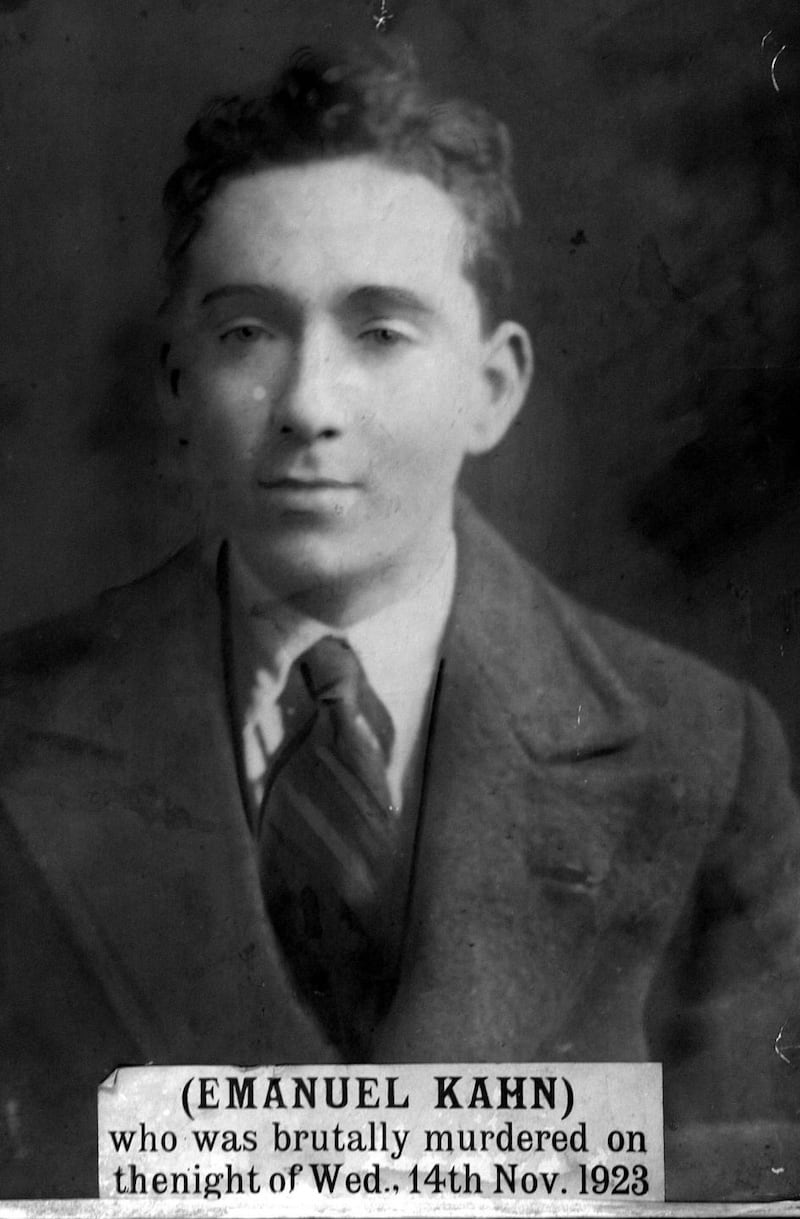 A photograph in the Jewish Museum, Dublin, of Emanuel Khan, a Jewish civil servant murdered in 1923 by Free State soldiers. Photograph: Eric Luke