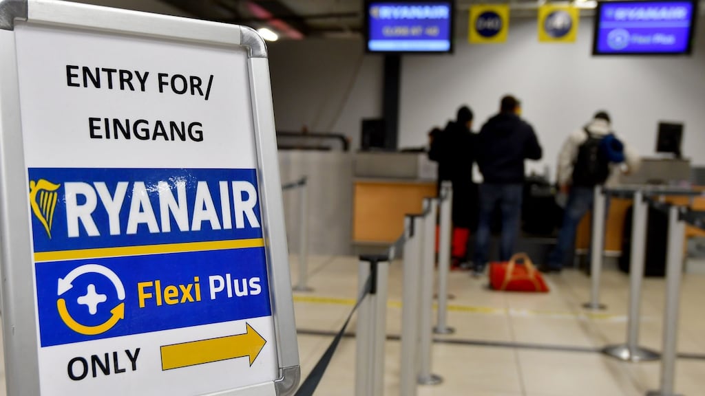Ryanair calculated the cost of recognising organised labour at €100 million a year. Photograph: Bernd Settnik/AFP/Getty Images