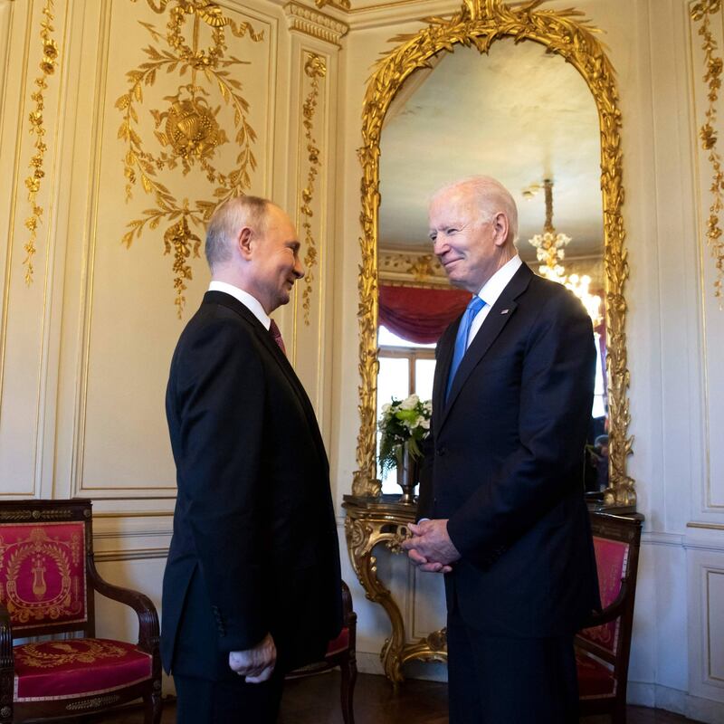 Putin and Biden in June 2021. An isolated Russia brings its own risks for the West. Photograph: Peter Klaunzer/AFP via Getty