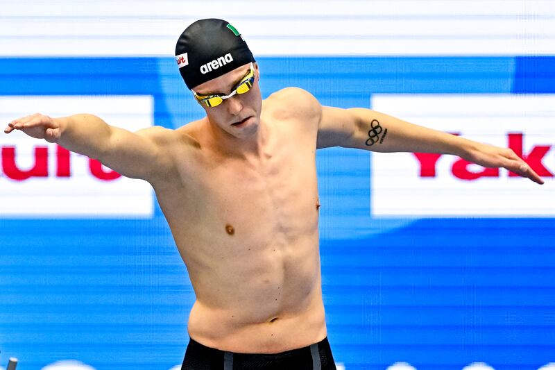 Ireland’s Daniel Wiffen. Photograph: Andrea Masini/Inpho