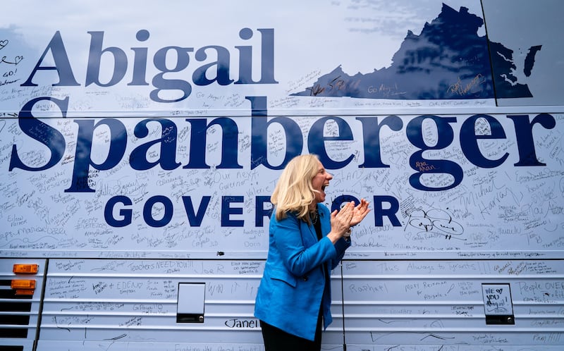 Democratic candidate Abigail Spanberger will face off with Winsome Earle-Sears on November 4th, giving the state its first woman governor. Photograph: Al Drago/Bloomberg