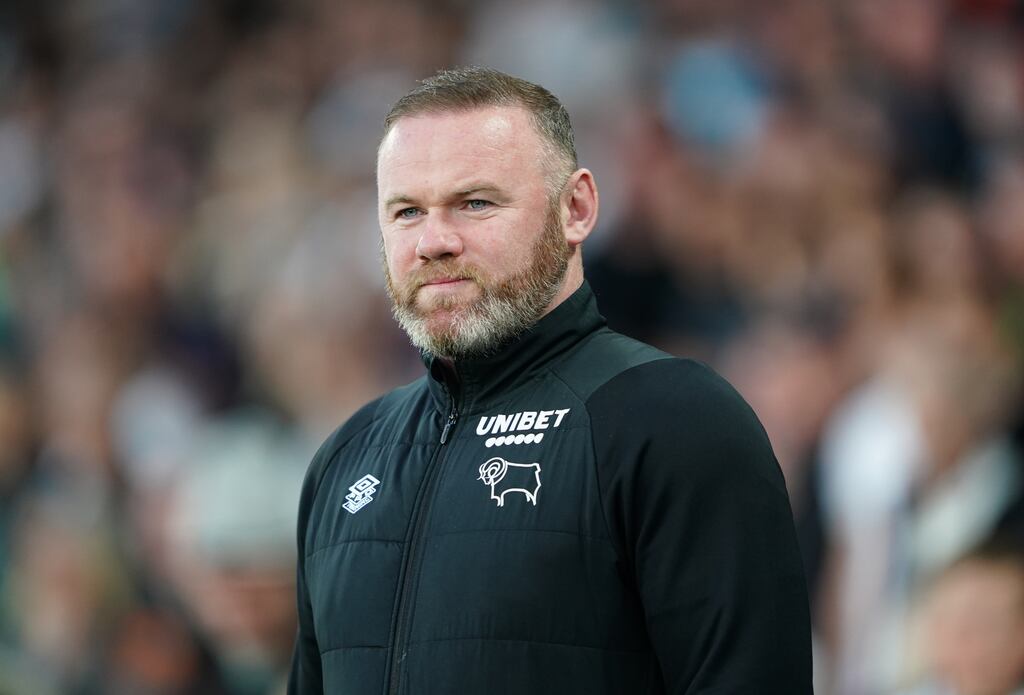 Wayne Rooney has left his role as Derby manager. Photograph: Zac Goodwin/PA