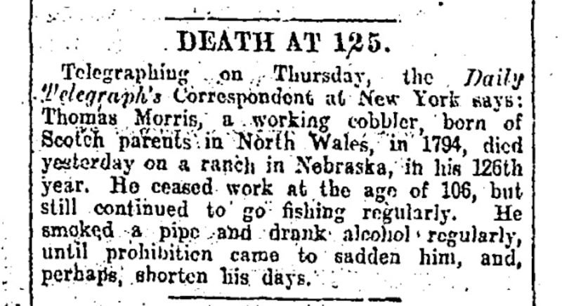 Short report, The Irish Times, May 7th, 1920