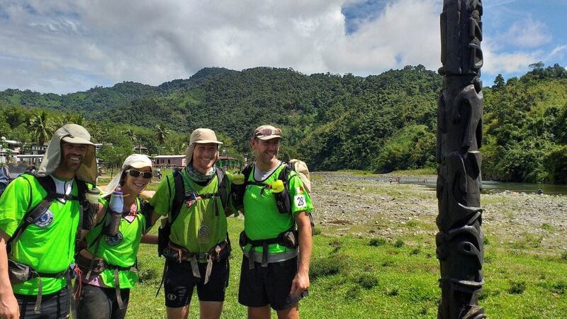 The Irish team taking part in Eco Challenge, L-R: Rob Heffernan, Rachel Nolan, Mark Lattanzi and Jason Black