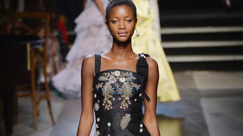 The runway at the Erdem fashion show in London 2017. Photograph: Catwalking/Getty Images