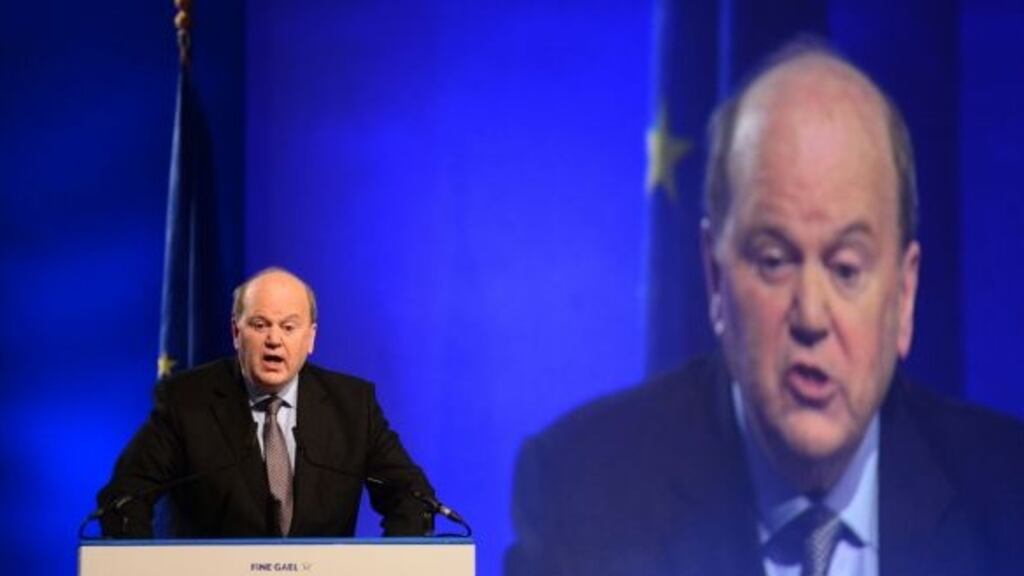 Minister for Finance Michael Noonan: Jean-Claude Trichet “did not threaten me”. Photograph: The Irish Times