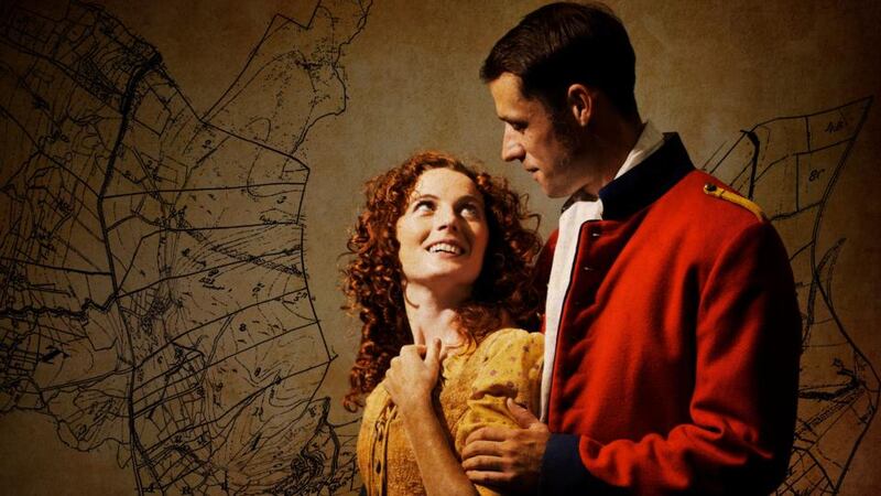 Mapping a colonised country: Aoife McMahon and Tim Delap in the Abbey Theatre’s 2011 production of Translations by Brian Friel.