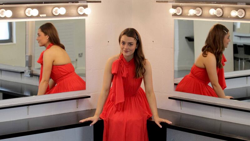 Ava Dodd, one of the members of the inaugural Wexford Factory, pictured in the National Opera House. Photograph: Mark Stedman