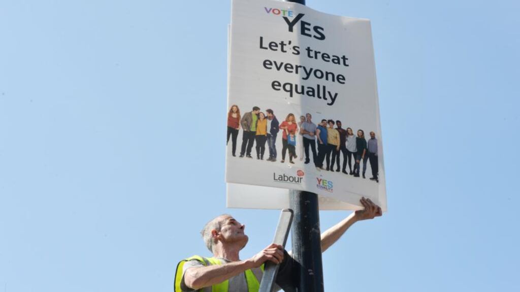The Yes margin is comfortable and most of the indicators point to a firming up of the Yes vote as opposed to a falling apart. That said, recent referendums have shown no lead is unassailable. Photograph: Alan Betson