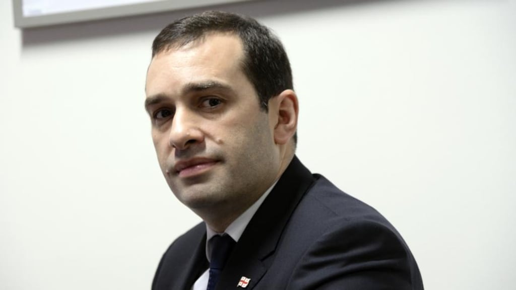 Georgia’s defence minister Irakli Alasania: “This is a tectonic geopolitical shift in eastern Europe.” Photograph: Thierry Charlier/AFP