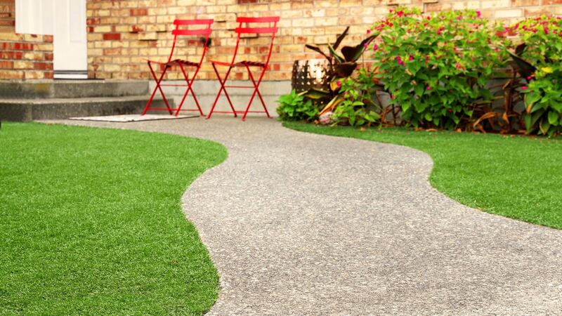 A perfect patch of lawn..