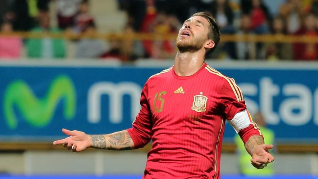 Manchester United target Sergio Ramos has told Real Madrid he wants to leave. Photograph: Afp