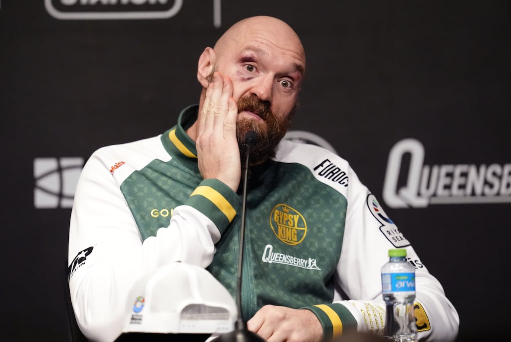 Tyson Fury announced his decision to retire on social media. Photograph: Nick Potts/PA