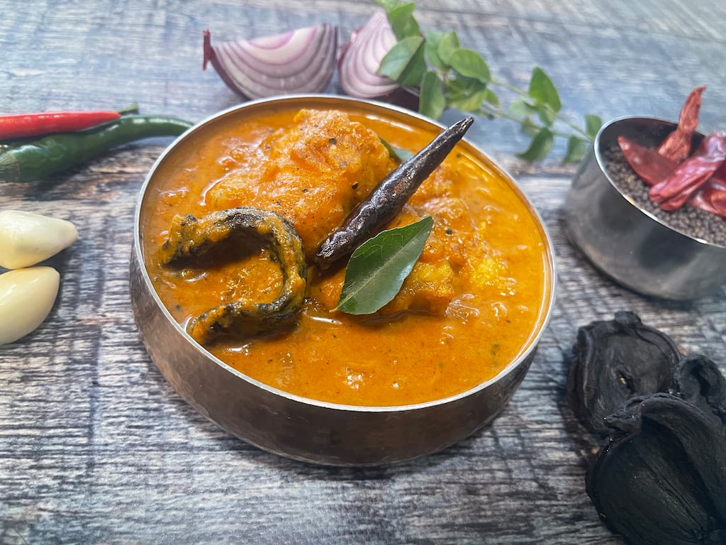 The Kerala fish curry from Rasoi Indian takeaway in Ranelagh, Dublin 6, was very good.