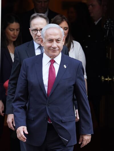 Israeli prime minister Benjamin Netanyahu. Photograph: Stefan Rousseau/PA