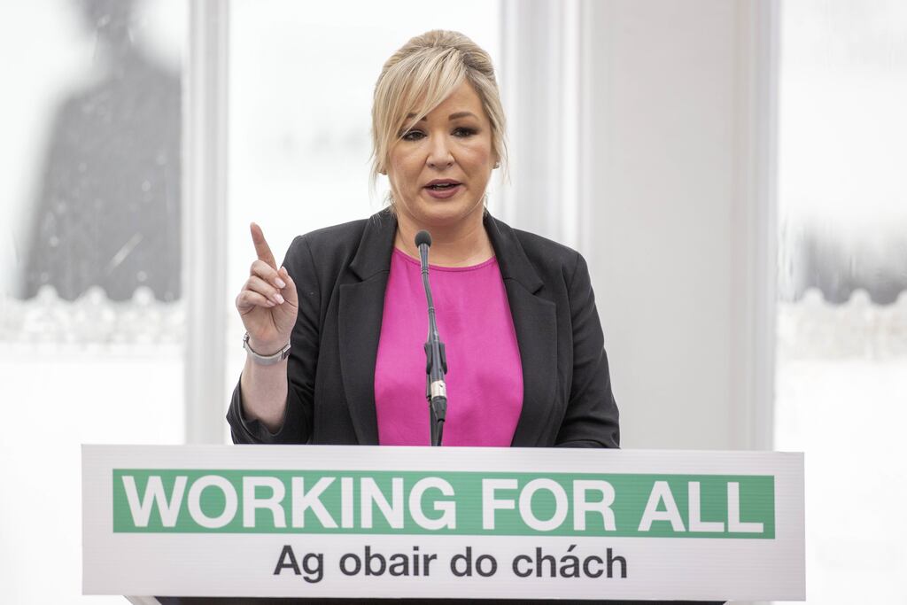 Sinn Fein vice president Michelle O'Neill will attend the coronation of King Charles. Photograph: PA