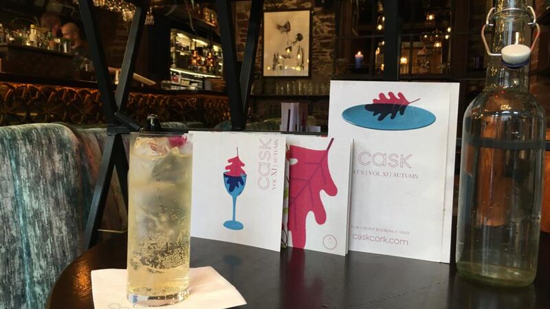 Cask is an extravagantly decorated cocktail bar on MacCurtain Street in Cork. One of its bartenders, Linda O’Flynn, was named Irish Bartender of the Year