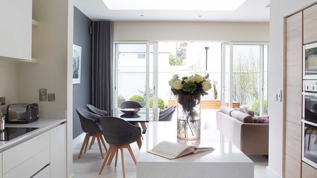 Creamy off-whites, soft mineral blues and delicate biscuit shades will all be big in interior wall colours