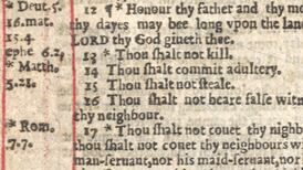 A ‘Wicked Bible’ for sale