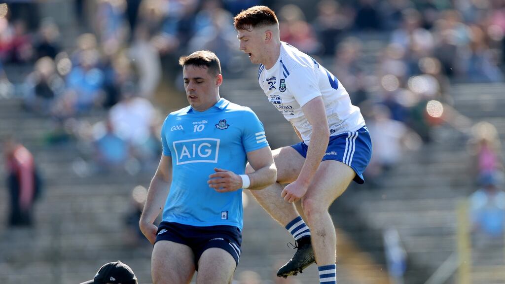 Monaghan retained their Division One status with a win over Dublin in Clones on Sunday. Photograph: James Crombie/Inpho