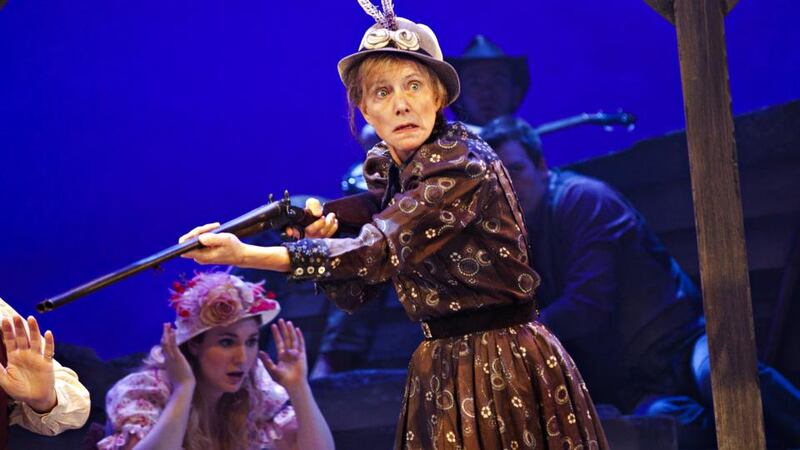 Belinda Lang as Aunt Eller. Photograph: Pamela Raith