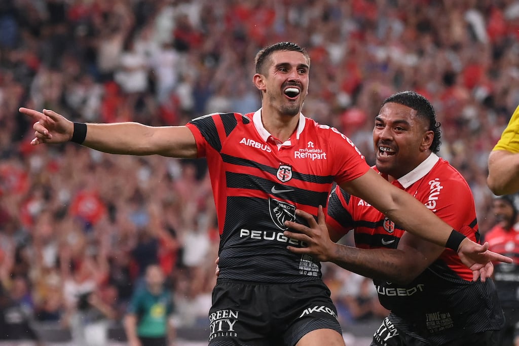 Toulouse's French fullback Thomas Ramos has not been first choice for the French club after the resurgence of Blair Kinghorn. Photograph: Franck Fife/AFP via Getty Images