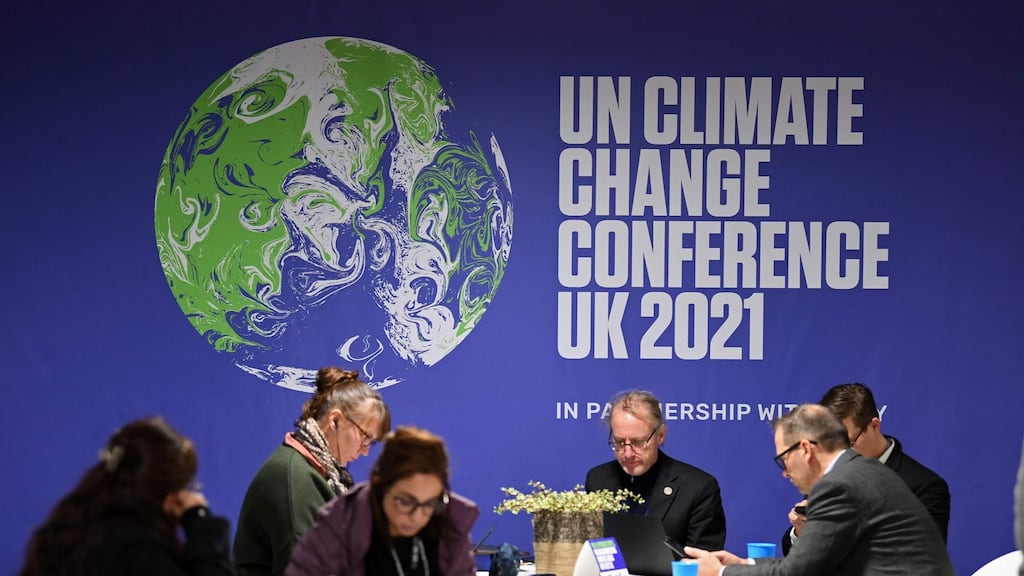 The World Meteorological Organization’s State of the Global Climate 2021 report will inform Cop26 negotiations over the next fortnight. Photograph: Daniel Leal-Olivas/AFP via Getty Images
