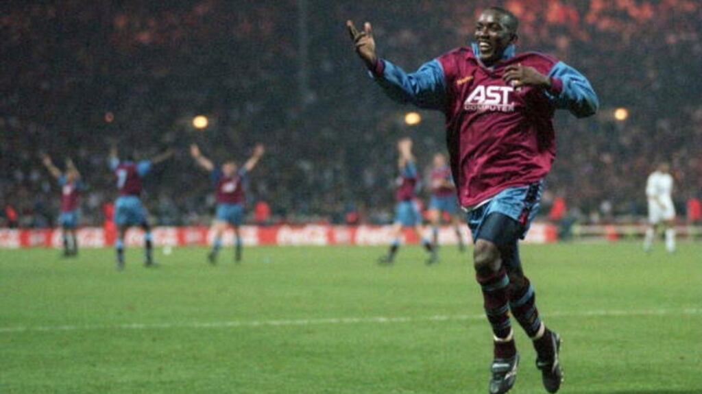 Dwight Yorke has expressed his interest in becoming the manager of former club Aston Villa. Photograph: Getty