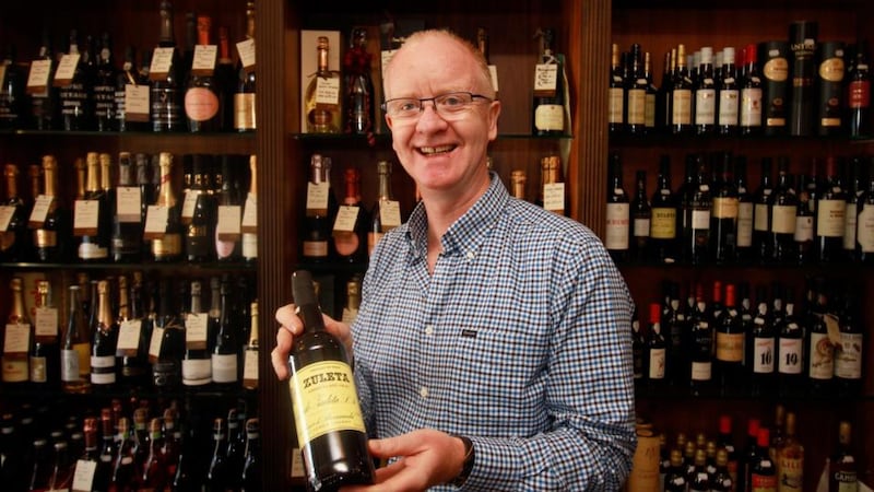 Gerard Maguire in his Galsthule shop 64Wine. Photograph: nick bradshaw