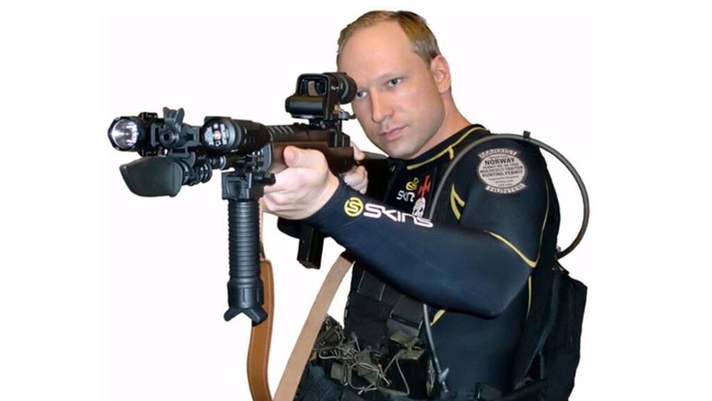 Anders Behring Breivik. Photograph: Reuters