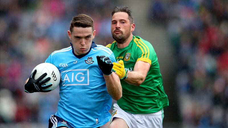 Brian Fenton: his midfield partnership with Michael Darragh Macauley ensures a perfect combination of fielding, power, energy and scoring ability. Photograph: Ryan Byrne/Inpho