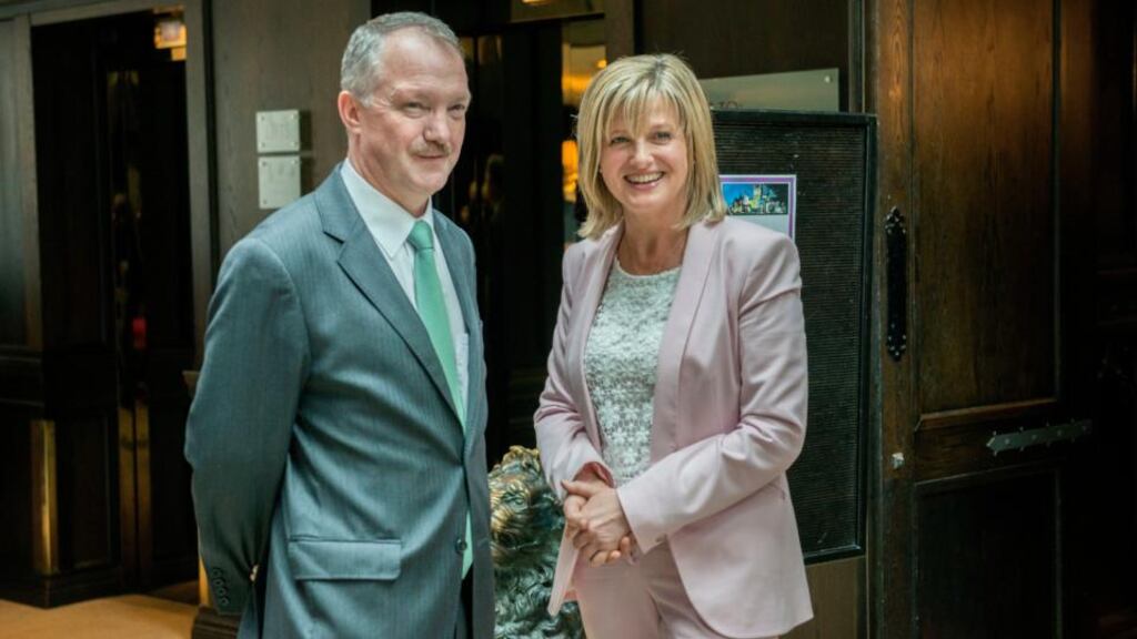 Cllrs Sean Haughey and Deirdre Heney at the recent FF Dublin Bay North selection convention. There is major division in party over whether Mr Haughey should be added to ticket. Photograph: Brenda Fitzsimons