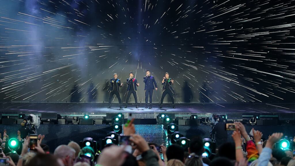 A woman who launched a ‘frightening, vicious and unprovoked’ attack on a fellow attendee of a Westlife concert at Croke Park 18 months ago has avoided a jail term. File photograph: Crispin Rodwell/The Irish Times.
