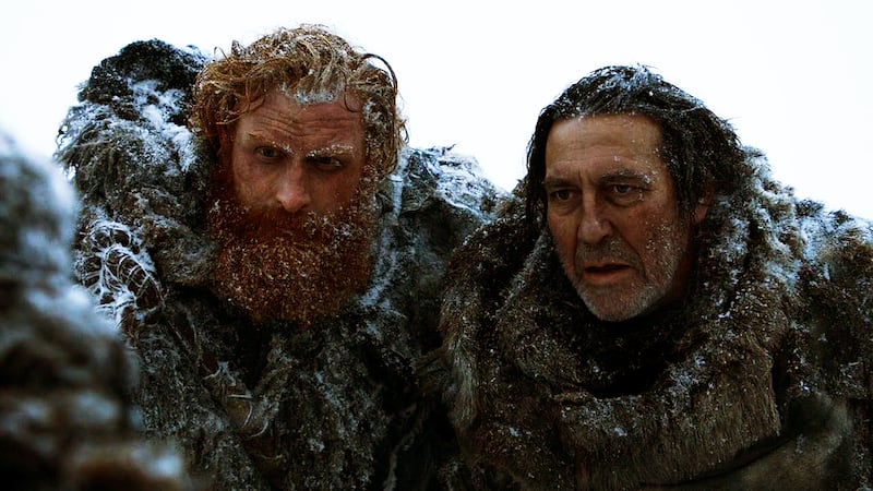 Ciaran Hinds (right)