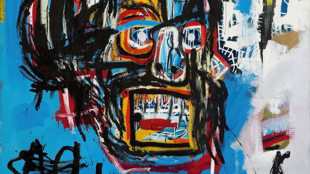 Jean-Michel Basquiat’s ‘Untitled’, which has sold for €99m. Photograph: Sotheby’s via AP