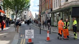 Pedestrianisation of Irish city streets begins ahead of outdoor summer
