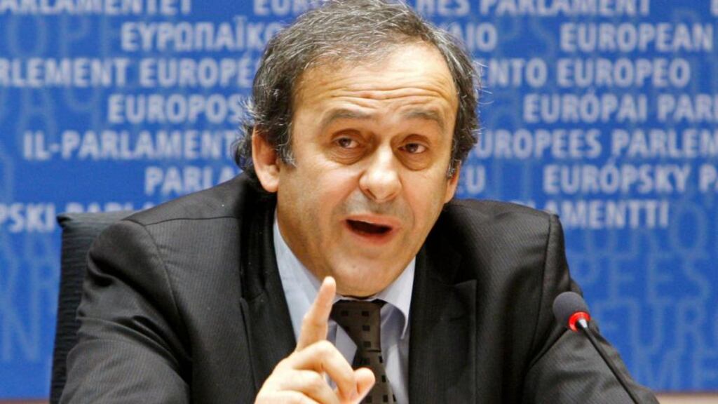 Uefa president Michel Platini. Photograph: Yves Herman/Reuters