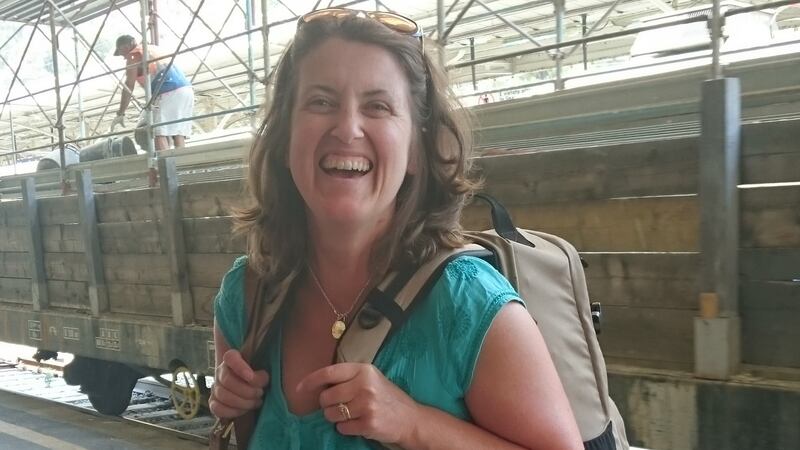 Arlene Harris Interrailing with her family three years ago