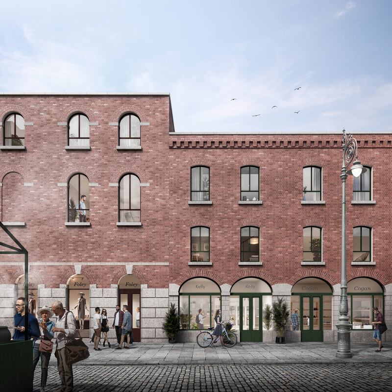 Images from the Moore Street Preservation Trust plan for the street.