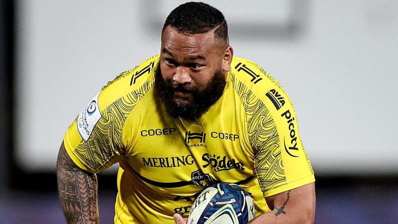Uini Atonio: A New Zealander of Samoan extraction, the powerful prop has played 223 games for La Rochelle and 47 times for France. Photograph: Tommy Dickson/Inpho