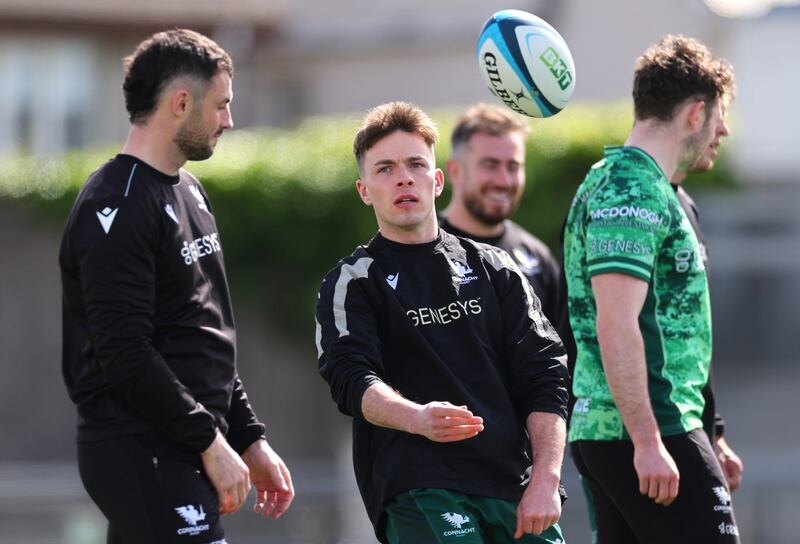 Matthew Devine: the young replacement scrumhalf impressed against Benetton. Photograph: James Crombie/Inpho